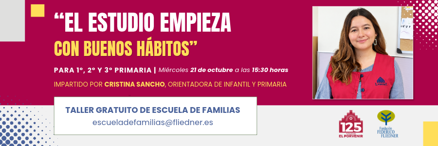Escuela de Familias: El estudio empieza con buenos hábitos